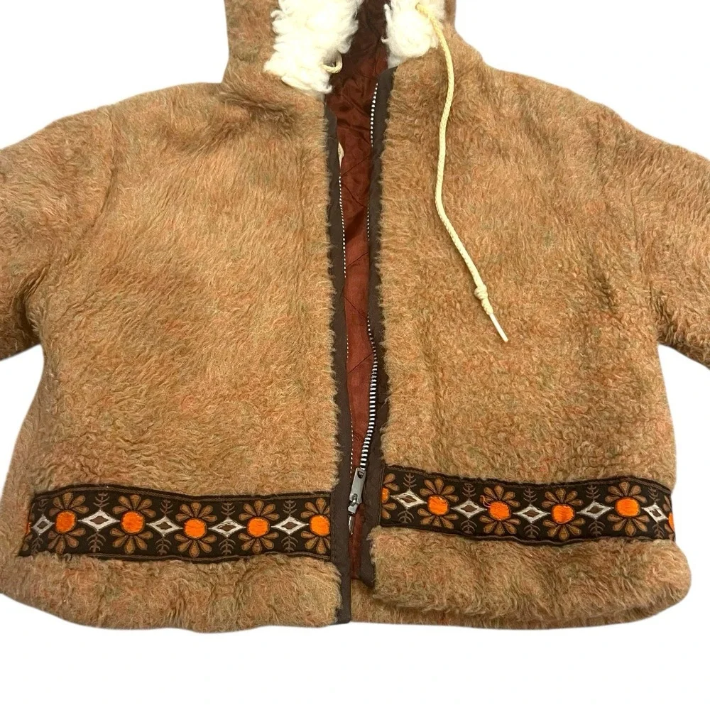 Vintage Midcentury‎ Child's Coat VTG KIDS 50s 60s 70s 2T 3T Swiss Alaskan Viking